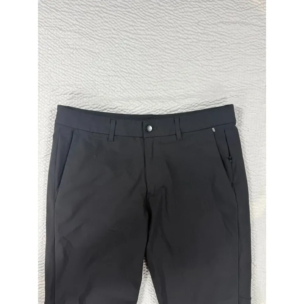 Lululemon Pants Mens 31x26 Black Stretch Travel Golf Casual Performance Slim
